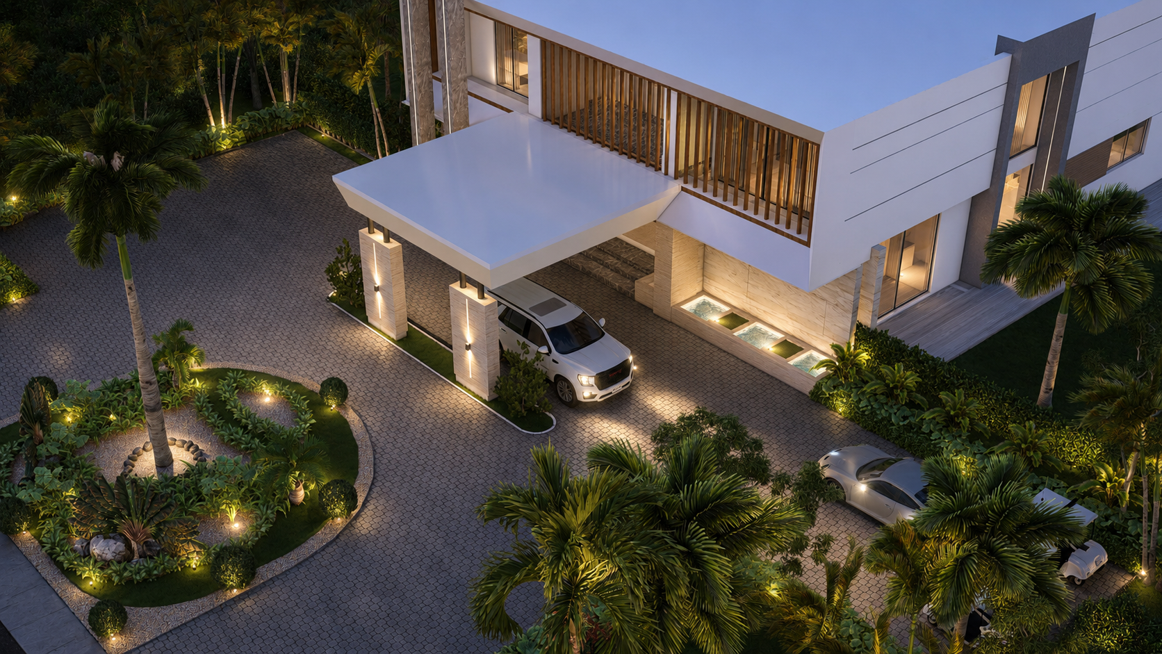 Villa en Punta Cana, Punta Cana, República Dominicana — render arquitectónico