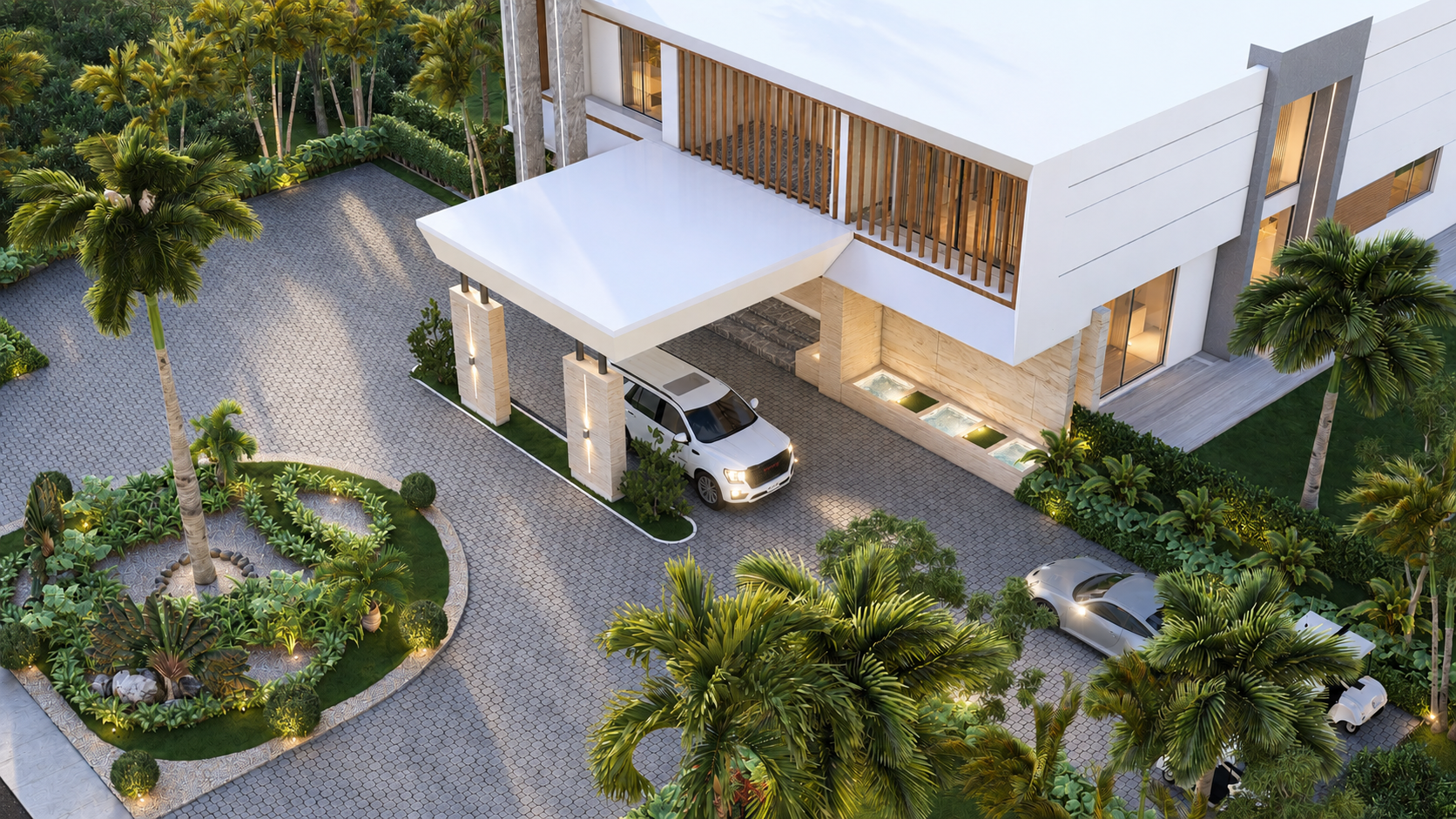 Villa en Punta Cana, Punta Cana, República Dominicana — render arquitectónico